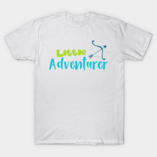 Little Adventurer, Adventure, Bow And Arrow T-Shirt by Jelena Dunčević